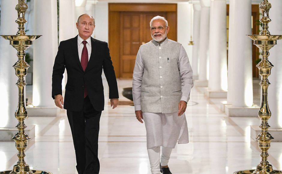 The spotlight will be on the S-400 missile defence system deal as, if signed, it could violate US sanctions under the Countering America's Adversaries Through Sanctions Act (CAATSA) instituted by the US Congress on arms purchases from Russia. PTI The spotlight will be on the S-400 missile defence system deal as, if signed, it could violate US sanctions under the Countering America's Adversaries Through Sanctions Act (CAATSA) instituted by the US Congress on arms purchases from Russia. PTI
